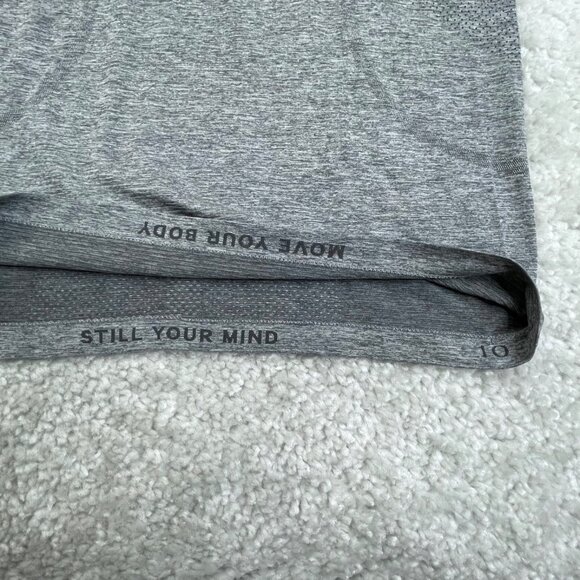Lululemon Swiftly Tech Long Sleeve Shirt Heathered Gray - Picture 5 of 9